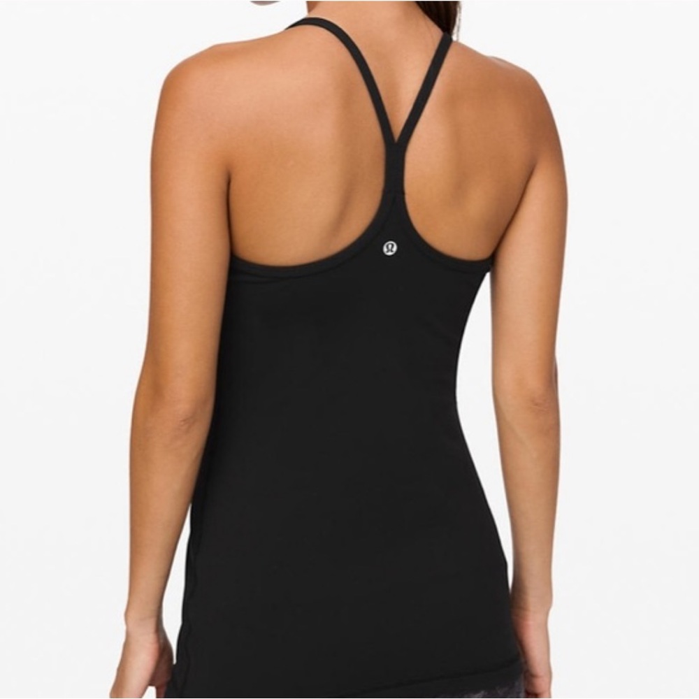 Lululemon Black Tank Top With Built In Bra